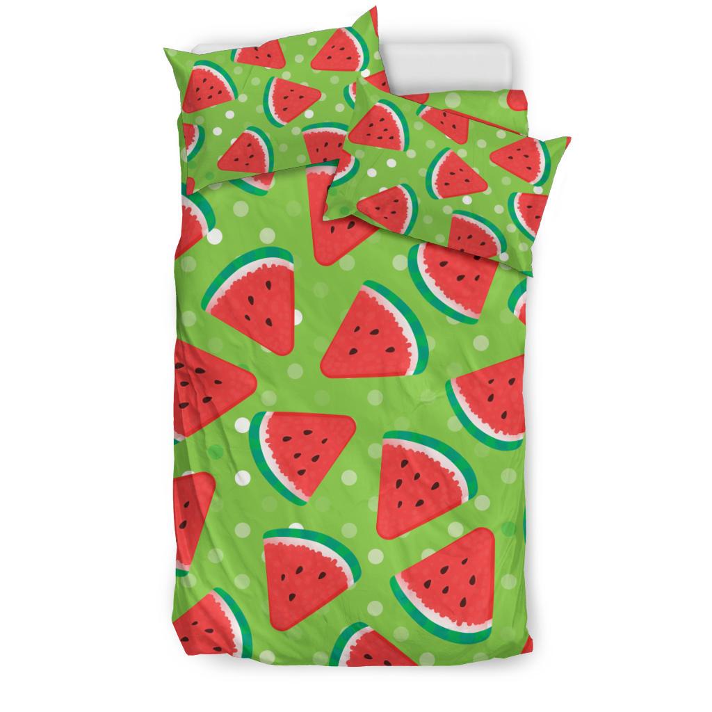 Watermelon Pattern Print Design WM05 Duvet Cover Bedding Set-JORJUNE.COM
