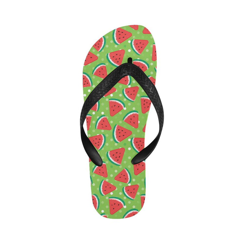 Watermelon Pattern Print Design WM05 Flip Flops-JorJune