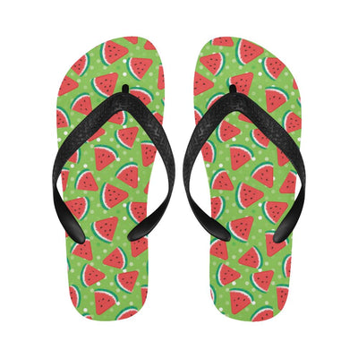 Watermelon Pattern Print Design WM05 Flip Flops-JorJune