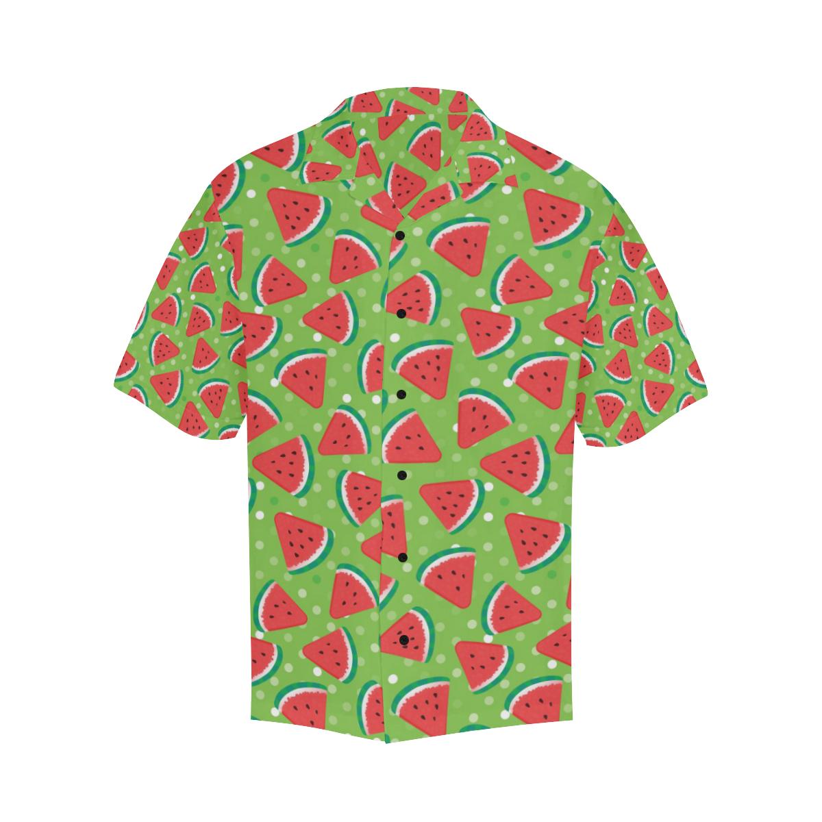 Watermelon Pattern Print Design WM05 Men Hawaiian Shirt-JorJune