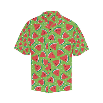 Watermelon Pattern Print Design WM05 Men Hawaiian Shirt-JorJune