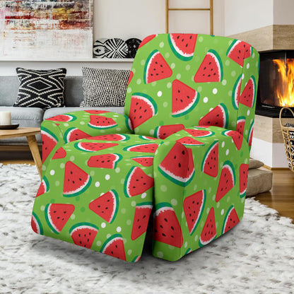 Watermelon Pattern Print Design WM05 Recliner Slipcover-JORJUNE.COM