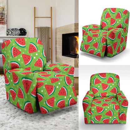 Watermelon Pattern Print Design WM05 Recliner Slipcover-JORJUNE.COM