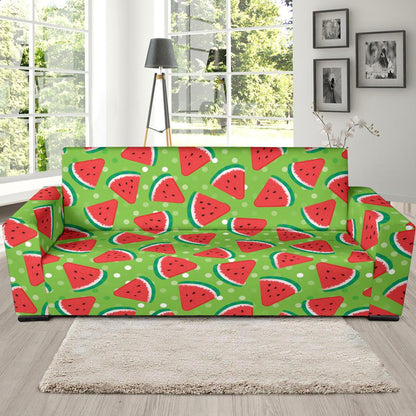 Watermelon Pattern Print Design WM05 Sofa Slipcover-JORJUNE.COM