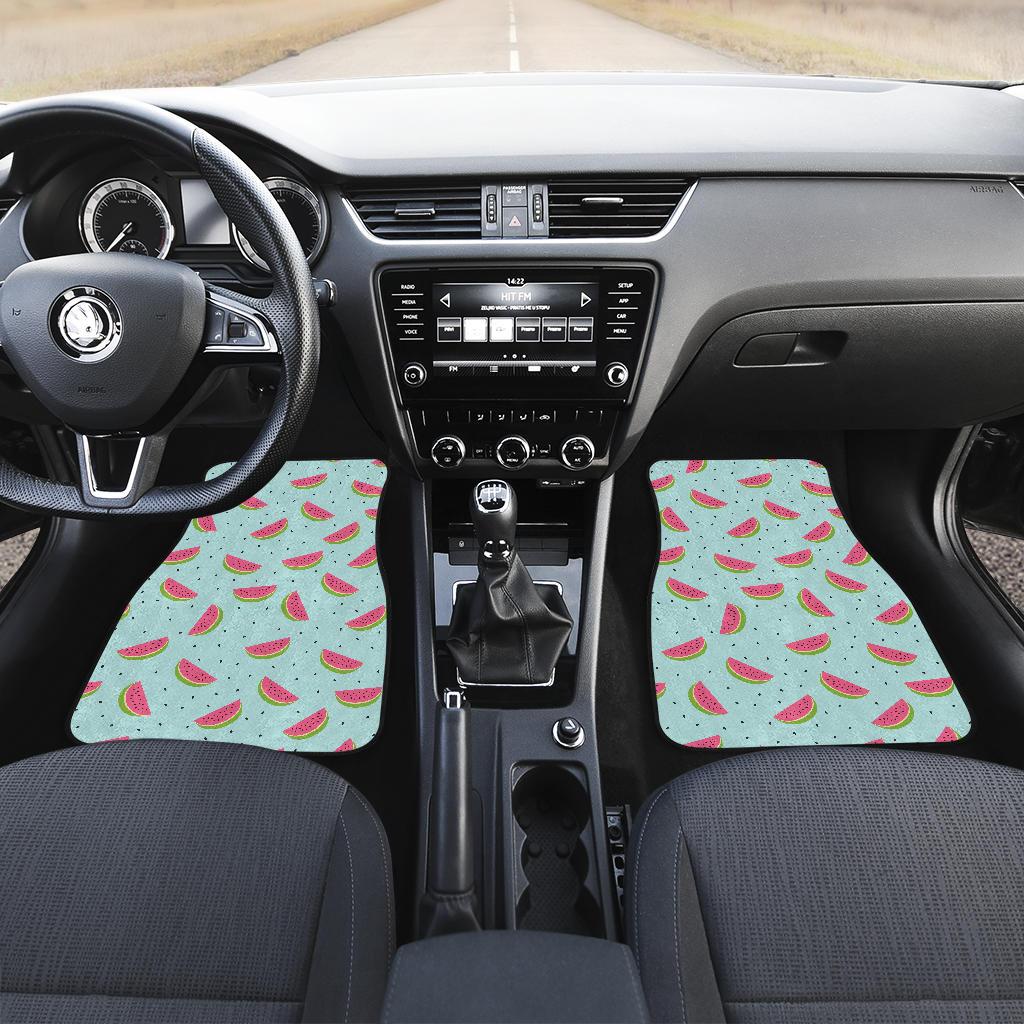 Watermelon Pattern Print Design WM06 Car Floor Mats-JORJUNE.COM