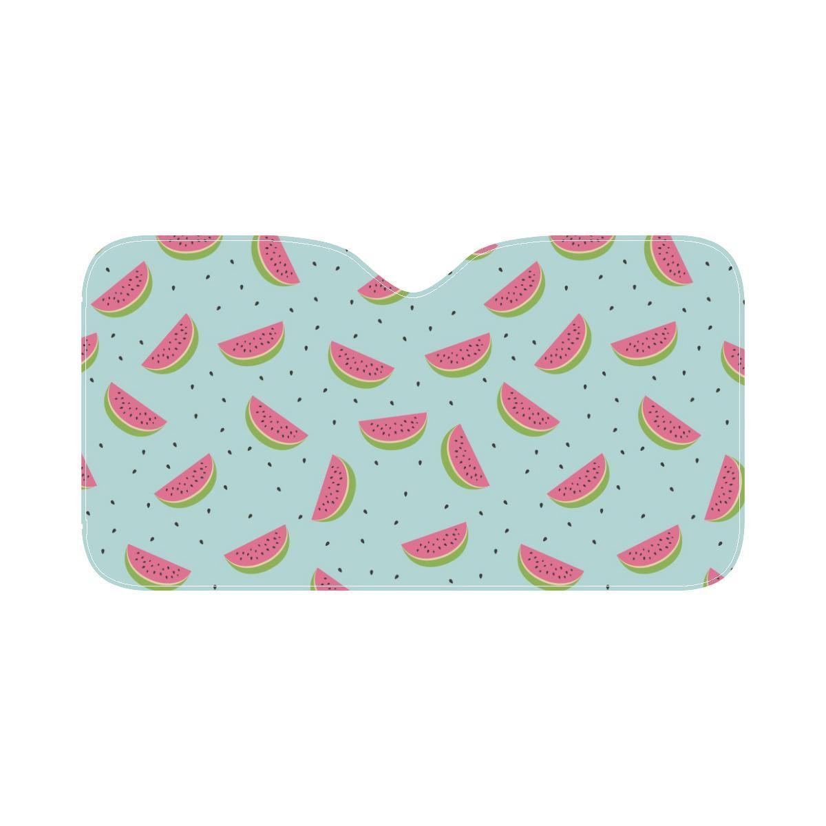 Watermelon Pattern Print Design WM06 Car Sun Shade-JorJune