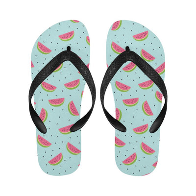 Watermelon Pattern Print Design WM06 Flip Flops-JorJune