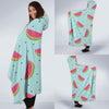 Watermelon Pattern Print Design WM06 Hooded Blanket-JORJUNE.COM