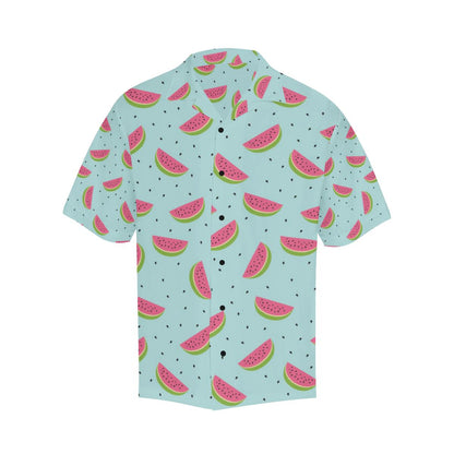 Watermelon Pattern Print Design WM06 Men Hawaiian Shirt-JorJune