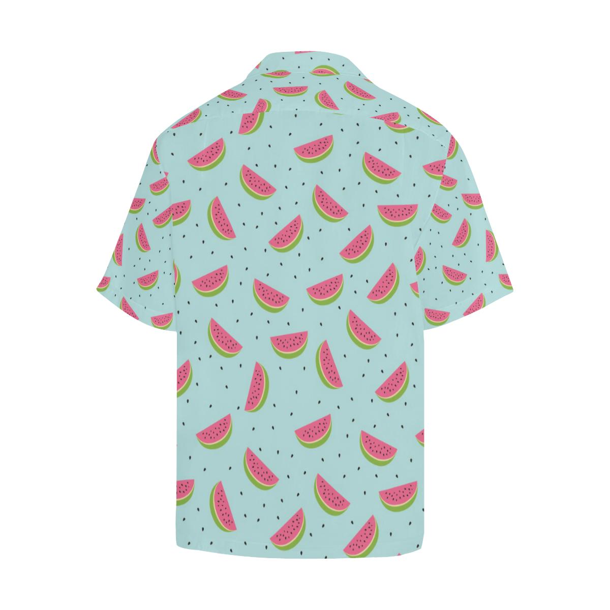 Watermelon Pattern Print Design WM06 Men Hawaiian Shirt-JorJune