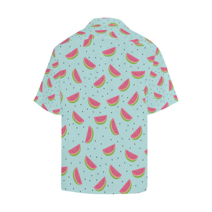 Watermelon Pattern Print Design WM06 Men Hawaiian Shirt-JorJune