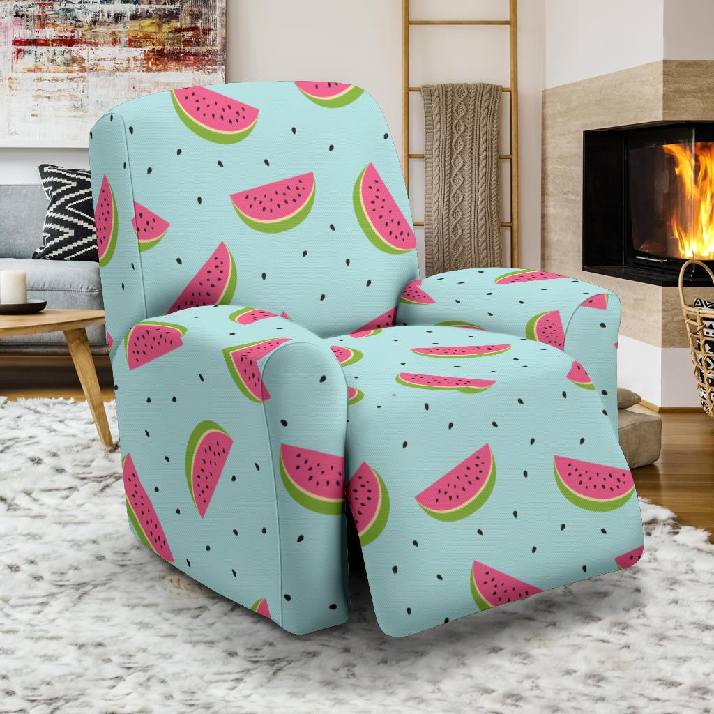 Watermelon Pattern Print Design WM06 Recliner Slipcover-JORJUNE.COM