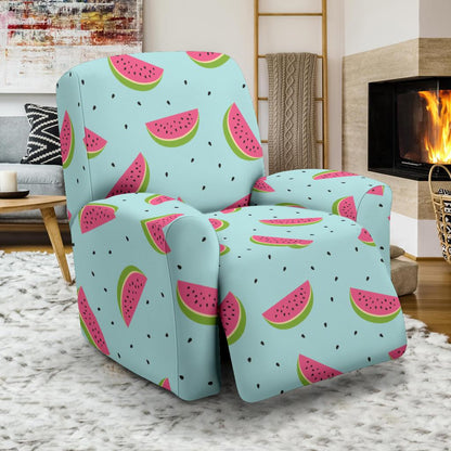 Watermelon Pattern Print Design WM06 Recliner Slipcover-JORJUNE.COM