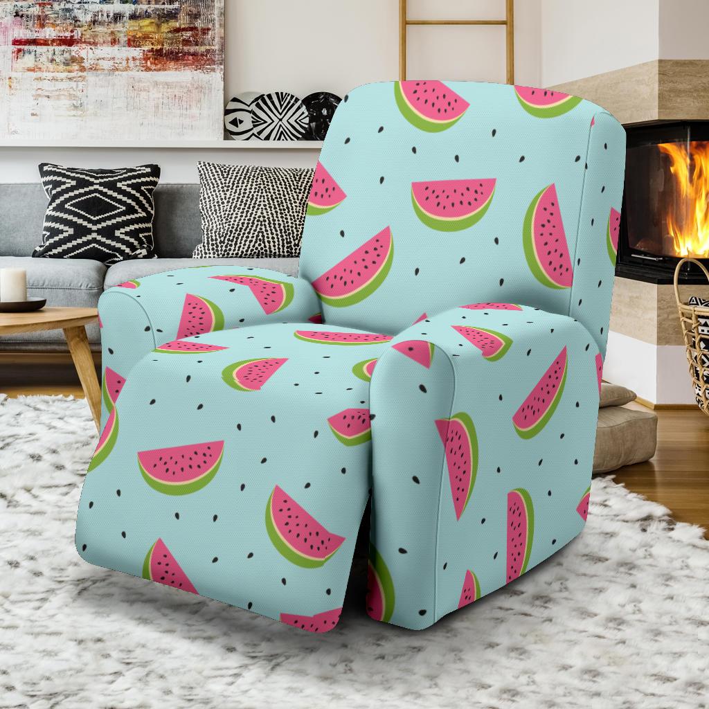 Watermelon Pattern Print Design WM06 Recliner Slipcover-JORJUNE.COM