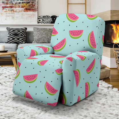Watermelon Pattern Print Design WM06 Recliner Slipcover-JORJUNE.COM