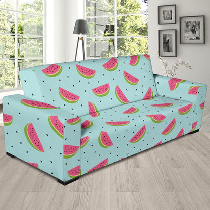 Watermelon Pattern Print Design WM06 Sofa Slipcover-JORJUNE.COM