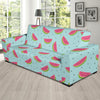 Watermelon Pattern Print Design WM06 Sofa Slipcover-JORJUNE.COM