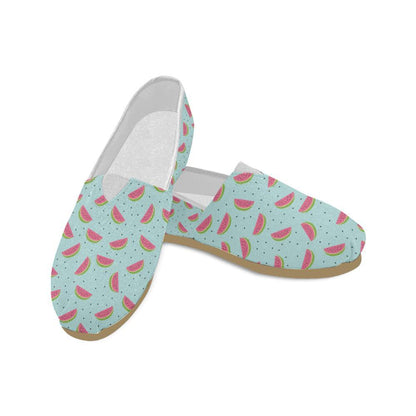 Watermelon Pattern Print Design WM06 Women Casual Shoes-JorJune.com