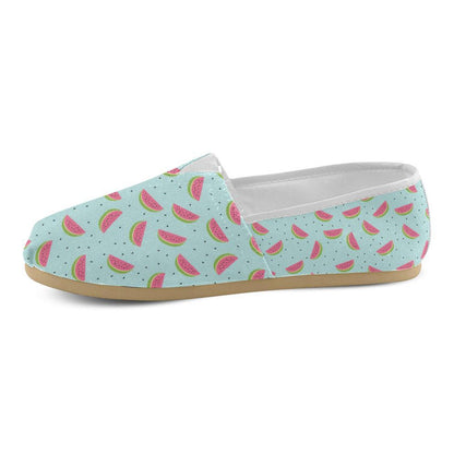 Watermelon Pattern Print Design WM06 Women Casual Shoes-JorJune.com