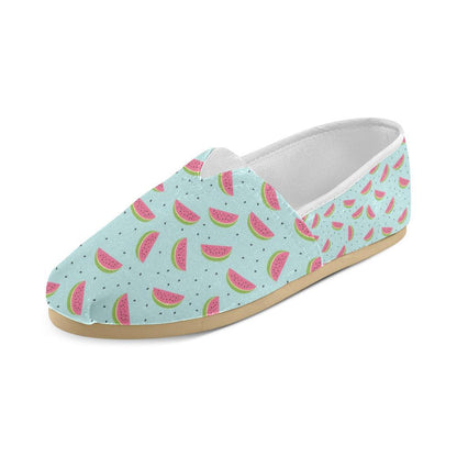 Watermelon Pattern Print Design WM06 Women Casual Shoes-JorJune.com