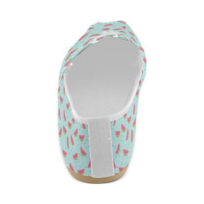Watermelon Pattern Print Design WM06 Women Casual Shoes-JorJune.com