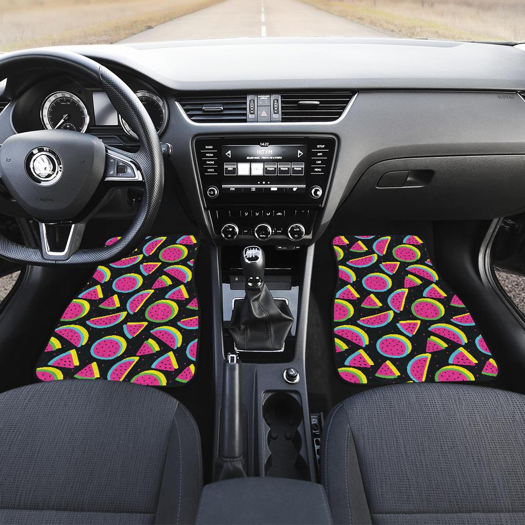 Watermelon Pattern Print Design WM07 Car Floor Mats-JORJUNE.COM