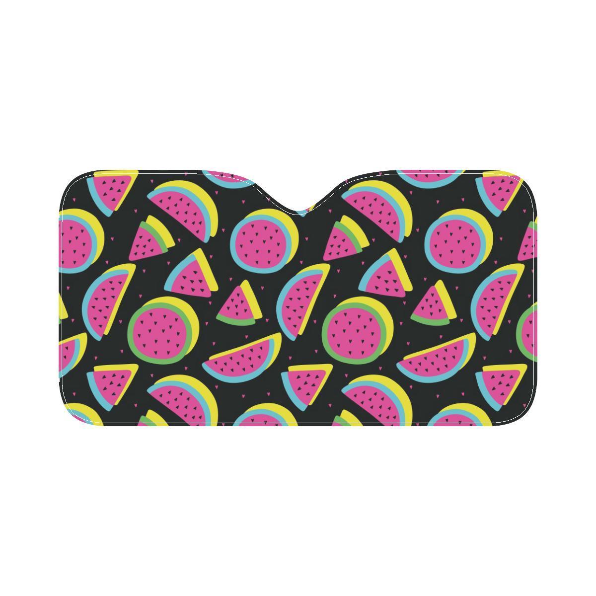 Watermelon Pattern Print Design WM07 Car Sun Shade-JorJune