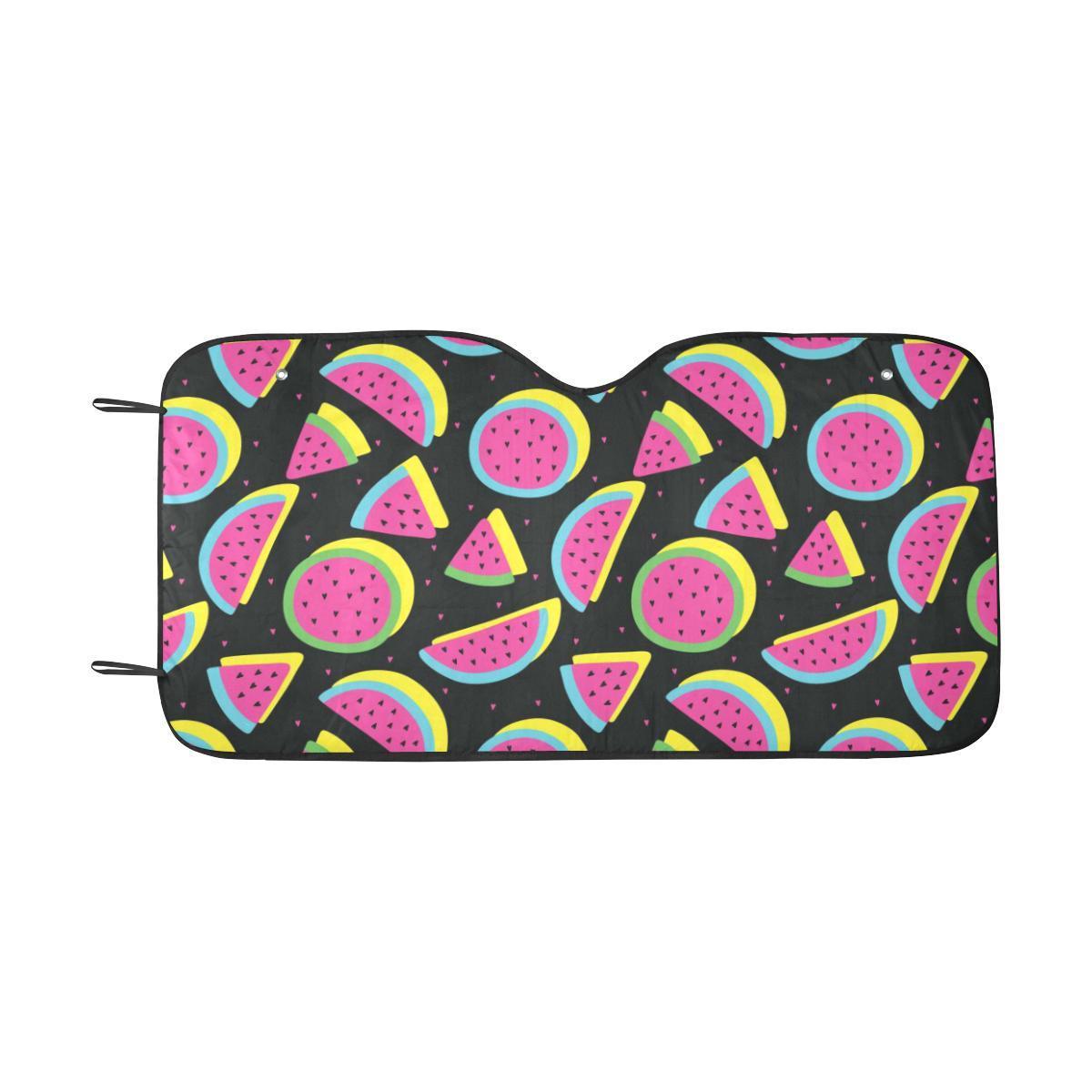 Watermelon Pattern Print Design WM07 Car Sun Shade-JorJune