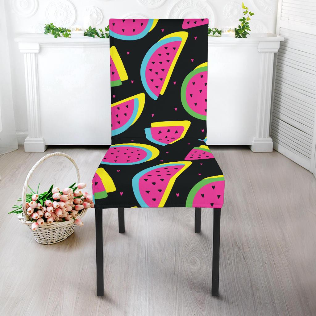 Watermelon Pattern Print Design WM07 Dining Chair Slipcover-JORJUNE.COM