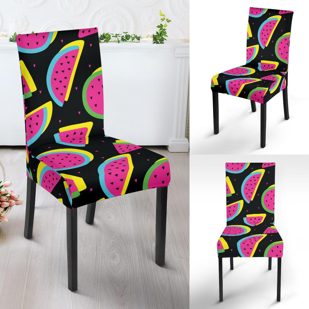 Watermelon Pattern Print Design WM07 Dining Chair Slipcover-JORJUNE.COM