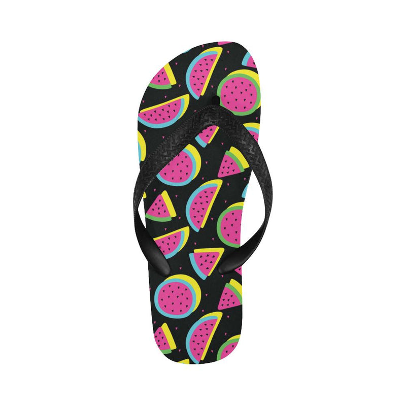 Watermelon Pattern Print Design WM07 Flip Flops-JorJune