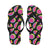 Watermelon Pattern Print Design WM07 Flip Flops-JorJune