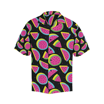 Watermelon Pattern Print Design WM07 Men Hawaiian Shirt-JorJune