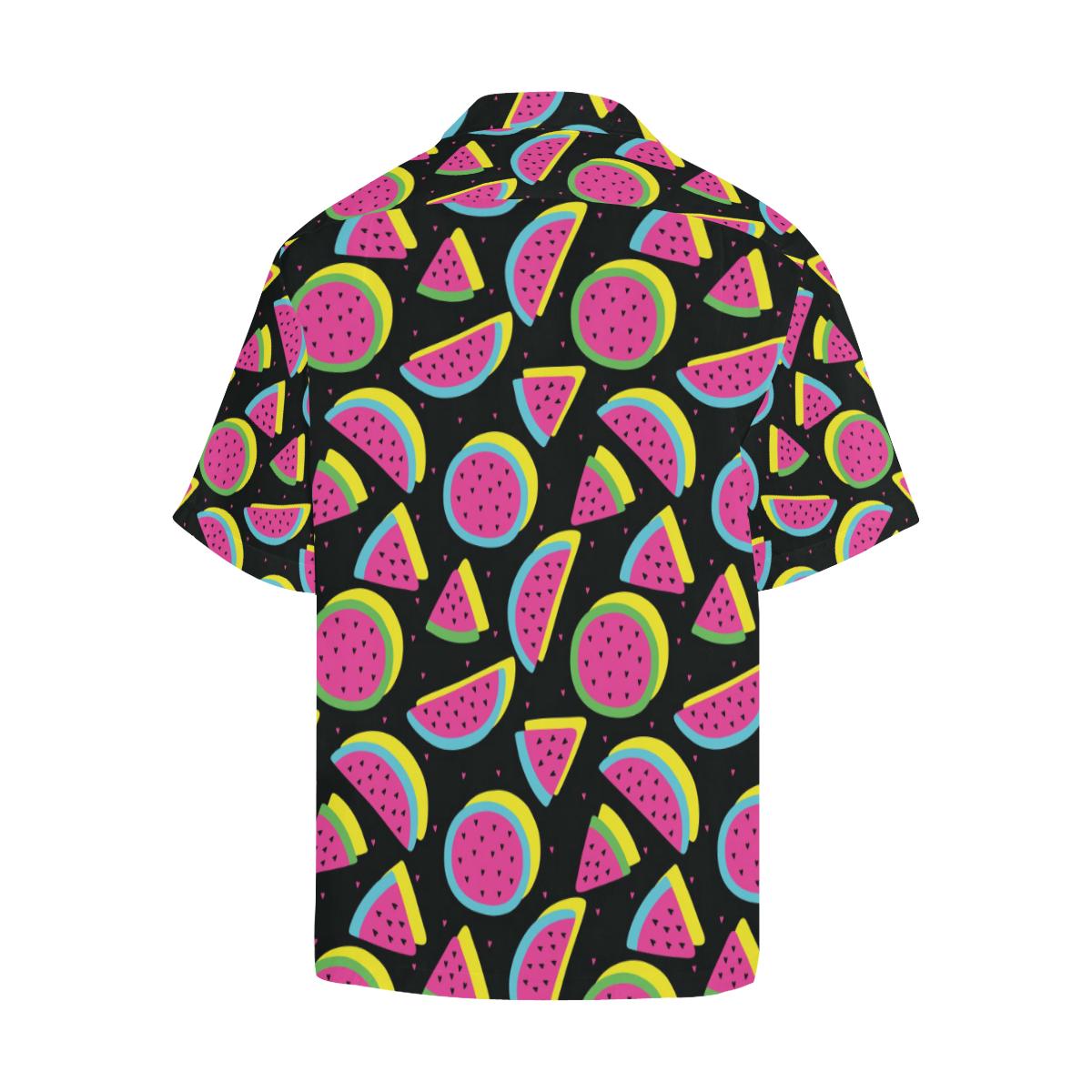 Watermelon Pattern Print Design WM07 Men Hawaiian Shirt-JorJune