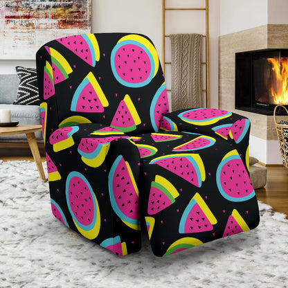 Watermelon Pattern Print Design WM07 Recliner Slipcover-JORJUNE.COM