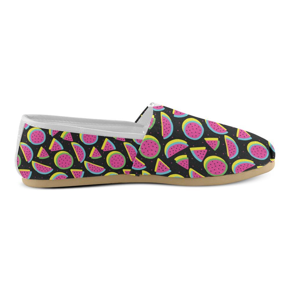 Watermelon Pattern Print Design WM07 Women Casual Shoes-JorJune.com