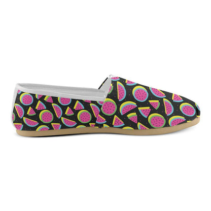 Watermelon Pattern Print Design WM07 Women Casual Shoes-JorJune.com