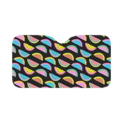 Watermelon Pattern Print Design WM08 Car Sun Shade-JorJune