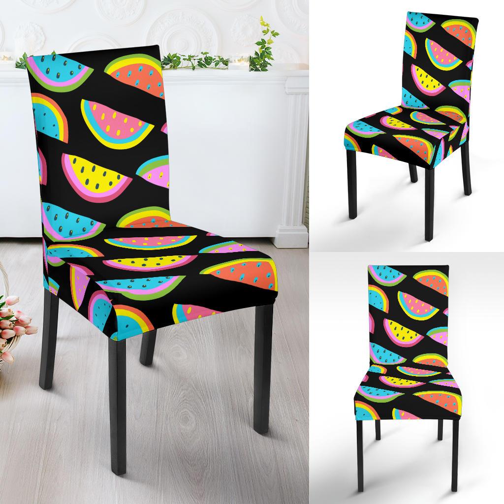 Watermelon Pattern Print Design WM08 Dining Chair Slipcover-JORJUNE.COM