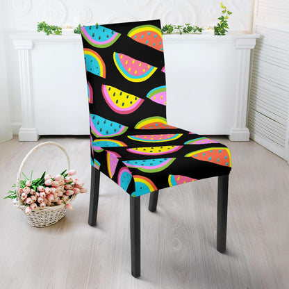 Watermelon Pattern Print Design WM08 Dining Chair Slipcover-JORJUNE.COM