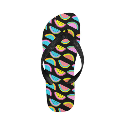 Watermelon Pattern Print Design WM08 Flip Flops-JorJune