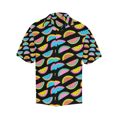 Watermelon Pattern Print Design WM08 Men Hawaiian Shirt-JorJune