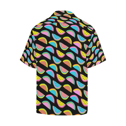 Watermelon Pattern Print Design WM08 Men Hawaiian Shirt-JorJune
