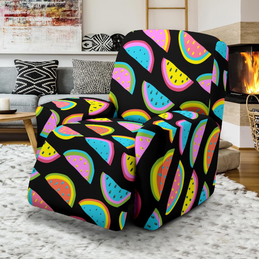 Watermelon Pattern Print Design WM08 Recliner Slipcover-JORJUNE.COM