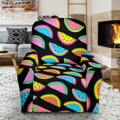 Watermelon Pattern Print Design WM08 Recliner Slipcover-JORJUNE.COM