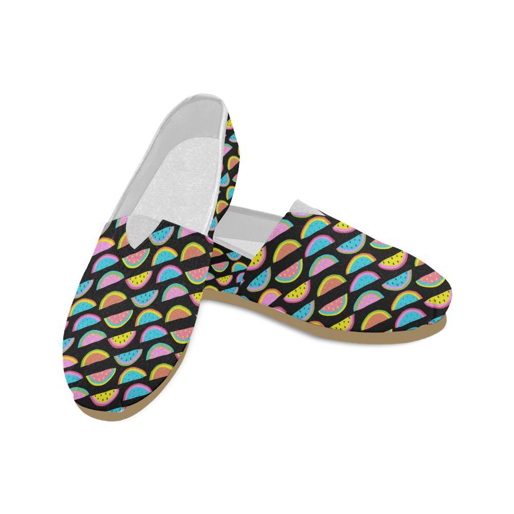 Watermelon Pattern Print Design WM08 Women Casual Shoes-JorJune.com
