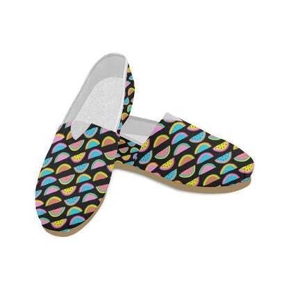 Watermelon Pattern Print Design WM08 Women Casual Shoes-JorJune.com