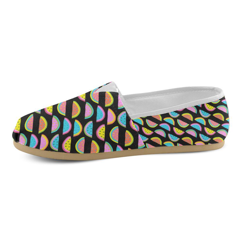 Watermelon Pattern Print Design WM08 Women Casual Shoes-JorJune.com