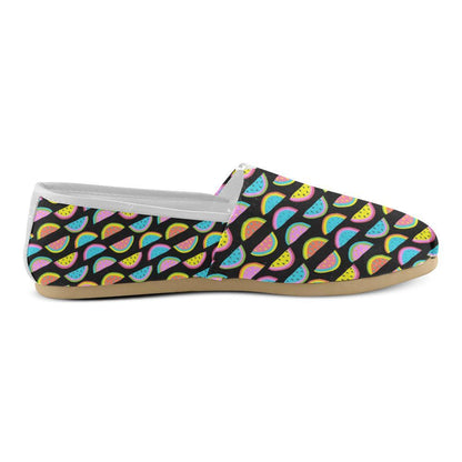 Watermelon Pattern Print Design WM08 Women Casual Shoes-JorJune.com