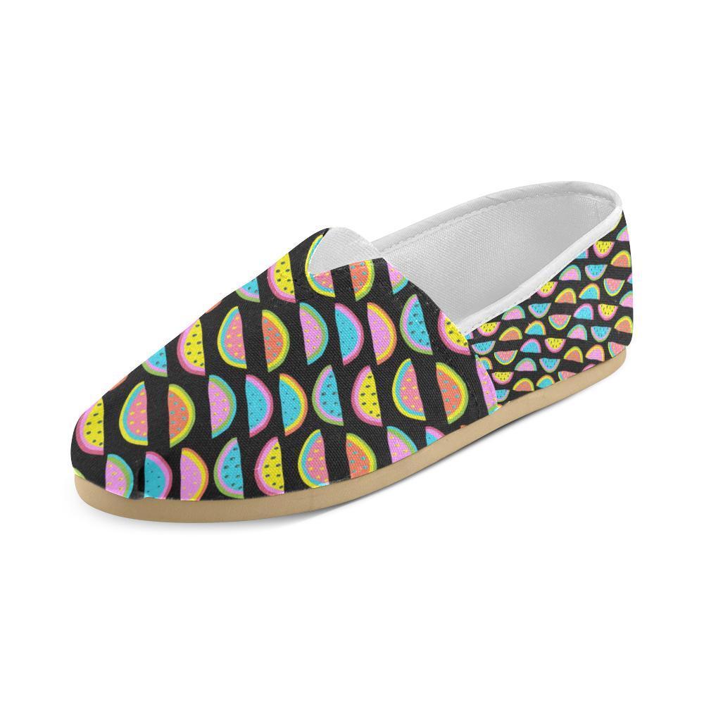 Watermelon Pattern Print Design WM08 Women Casual Shoes-JorJune.com